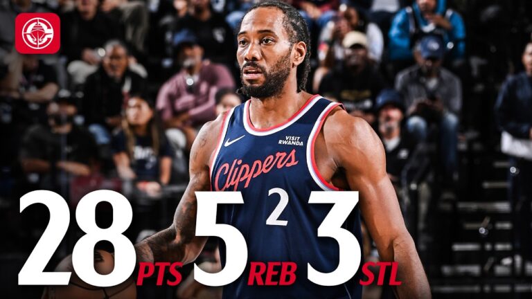 Kawhi Drops 28 PTS in a Win vs. Bucks