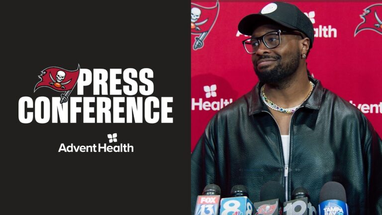Gerald McCoy on His Connection with Lavonte David Press Conference Tampa Bay Buccaneers