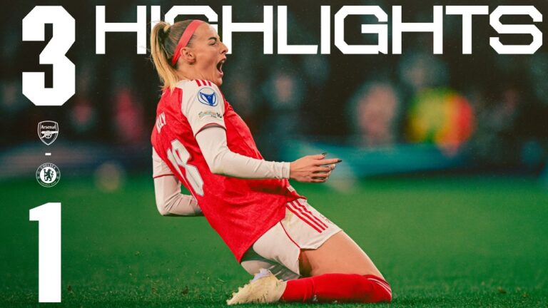 RUSSO, KELLY & BLACKSTENIUS GIVE US FIRST-LEG LEAD HIGHLIGHTS Arsenal vs Chelsea (3-1) UWCL