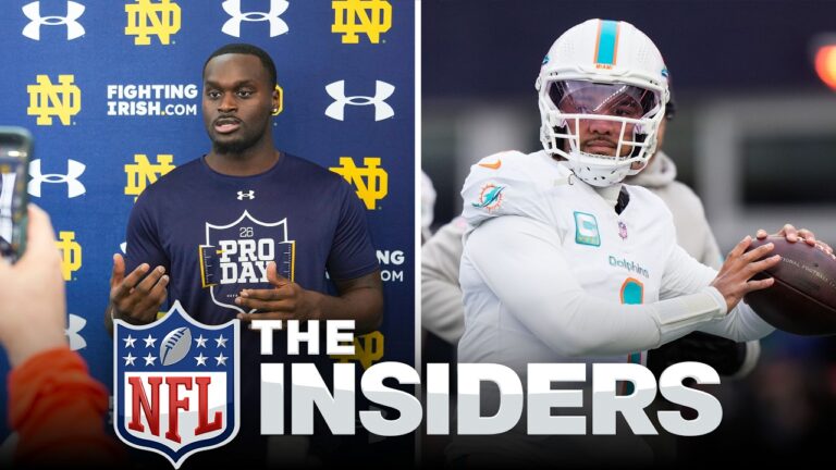Tua speaks on joining the Falcons, Notre Dame pro day sights and sounds The Insiders