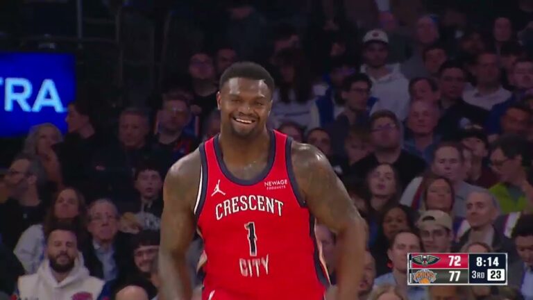 Zion Williamson Highlights vs. New York Knick 3 24 26s