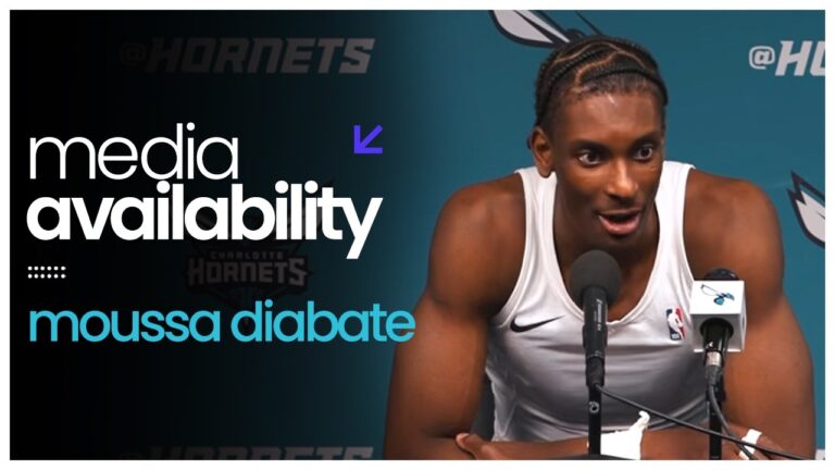 Hornets vs Kings: Moussa Diabate Postgame Media Availability 3 24 2026