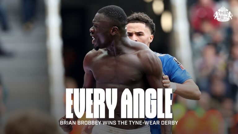 Every Angle Brian Brobbey Wins The Tyne-Wear Derby Newcastle United 1-2 Sunderland AFC
