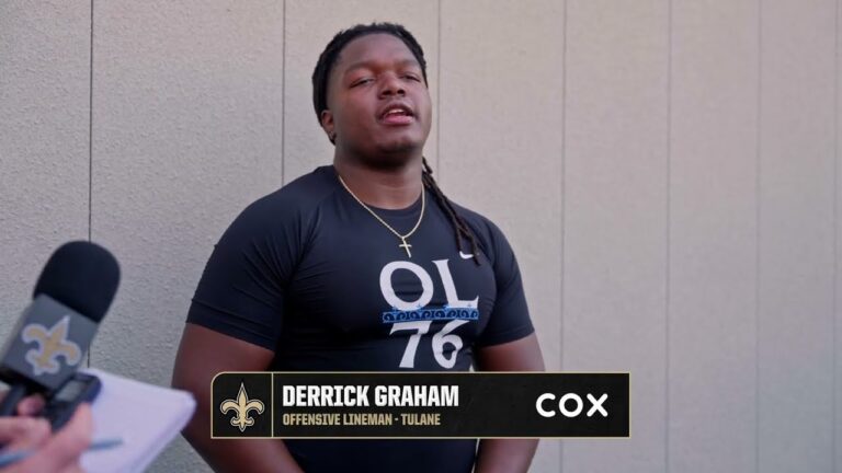 Derrick Graham on meetings with teams, NFL Draft chances Tulane Pro Day 2026