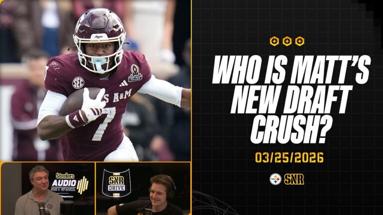 Who Is Matt’s New Draft Crush? SNR Drive (Mar.25) Pittsburgh Steelers