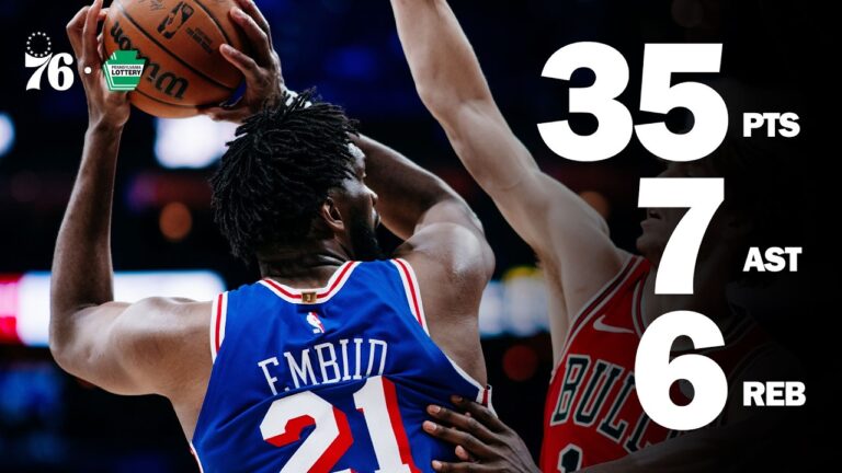 Joel Embiid DOMINANT in Return
