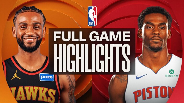 HAWKS at PISTONS FULL GAME HIGHLIGHTS March 25, 2026