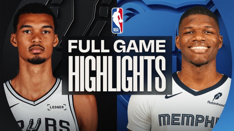 SPURS at GRIZZLIES FULL GAME HIGHLIGHTS March 25, 2026