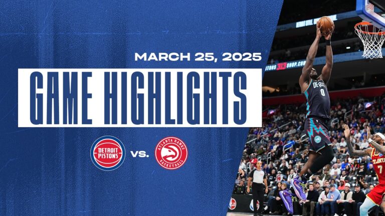 Detroit Pistons vs. Atlanta Hawks GAME HIGHLIGHTS 3.25.26