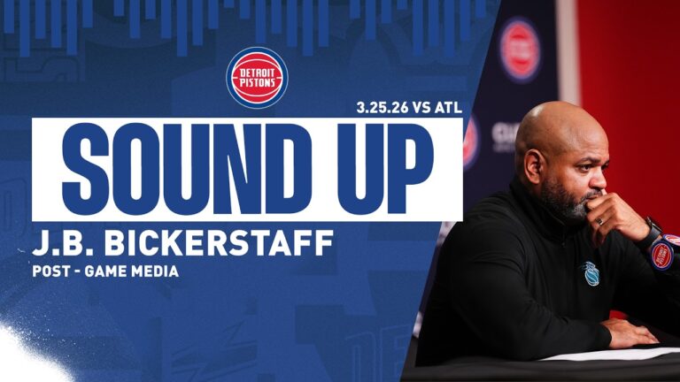 Post-Game Press Conference: J.B. Bickerstaff Pistons vs. Hawks  03.25.26