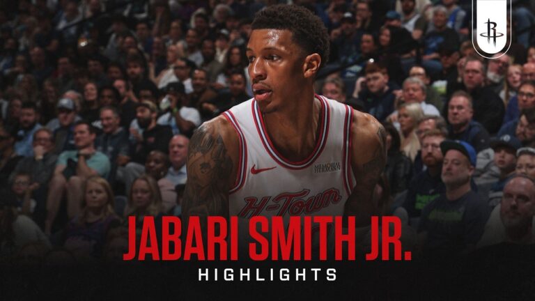 Jabari Smith Jr. (16 points) Highlights vs. Minnesota Timberwolves