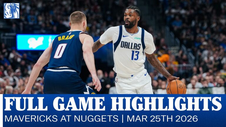 Mavericks Highlights at Denver Nuggets March 25, 2026