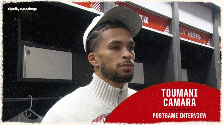 Toumani Camara Discusses Day-by-Day Mindset On Postseason Portland Trail Blazers March 25, 2026