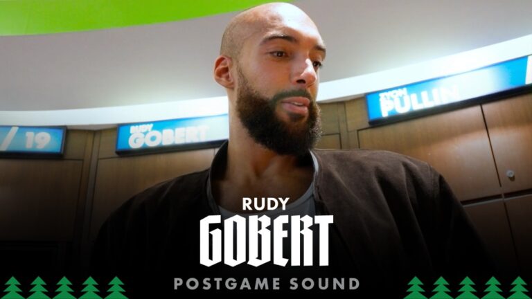 I’m Proud Of These Guys For Overcoming Adversity. Rudy Gobert Postgame Sound 3.25.26