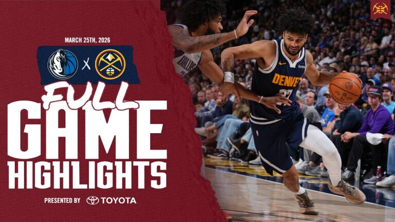 Denver Nuggets BEAT the Dallas Mavericks Toyota Game Recap
