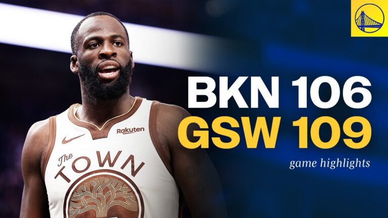 Golden State Warriors Win Close Matchup with Brooklyn Nets KIA Electric Plays