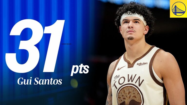 Gui Santos Has a Career-High Scoring Night vs. Nets