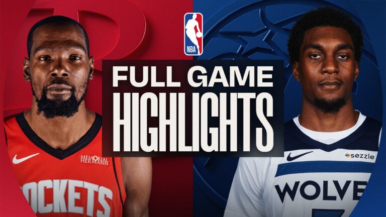 Game Recap: Timberwolves 110, Rockets 108