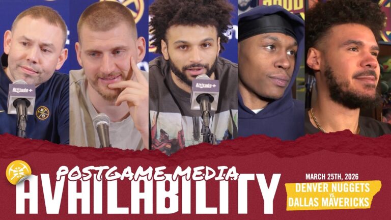 Hear From The Dominant Denver Duo Nikola Jokić & Jamal Murray Postgame Reactions vs. DAL
