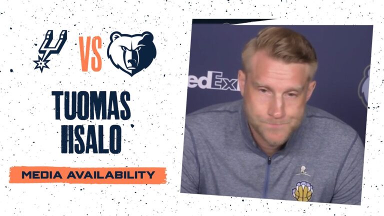 Tuomas Iisalo Press Conference Grizzlies vs. Spurs