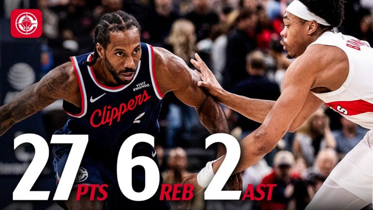 Kawhi Leonard Leads Team In Win Over Raptors With 27