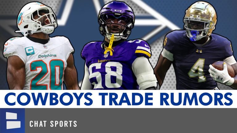 Cowboys Trade Rumors On Jonathan Greenard, Jordyn Brooks, Maxx Crosby & Moving UP For Jeremiyah Love
