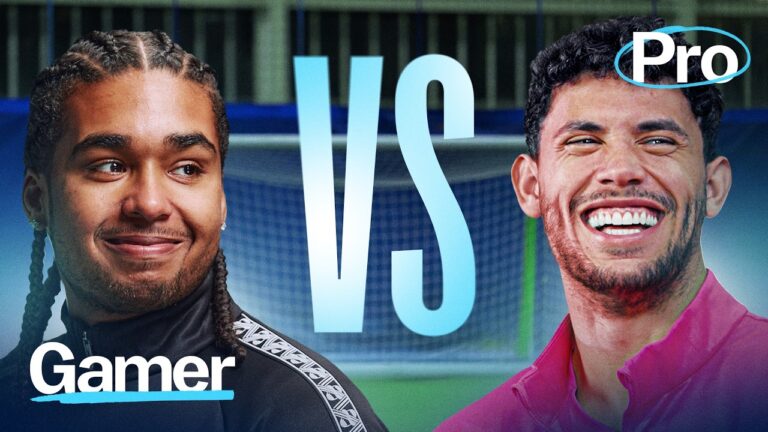 Can a Professional Footballer beat a Pro Gamer?
