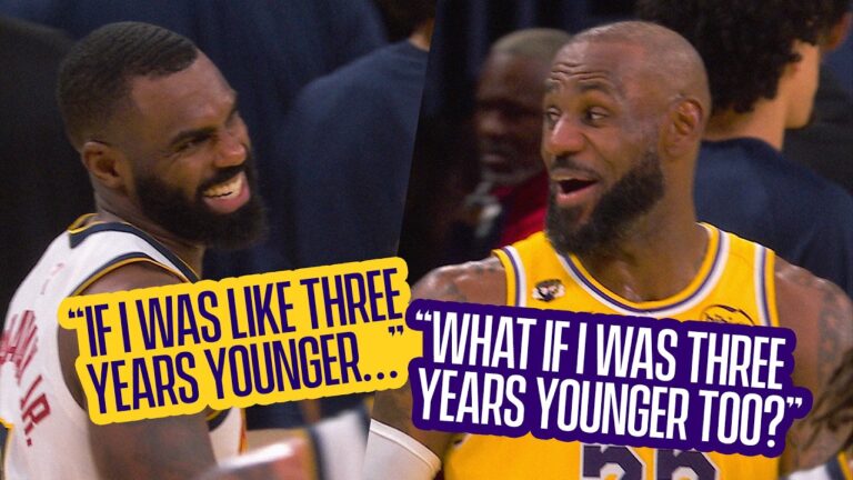 What if I was three years younger?! LeBron James is Mic’d Up
