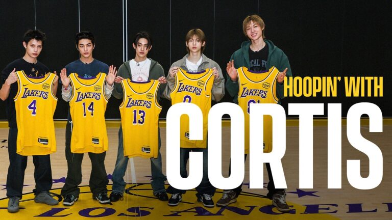 K-Pop Group Cortis Trades in the Stage For the Hardwood?!