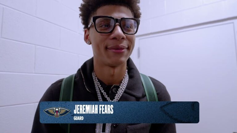 Jeremiah Fears Pelicans-Pistons Postgame Interview 3 26 26