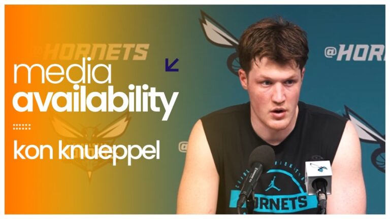 Hornets vs Knicks: Kon Knueppel Postgame Media Availability 3 26 2026
