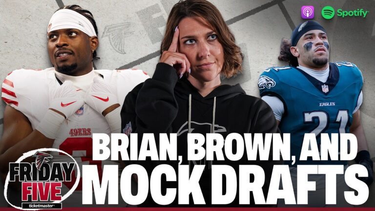 Sydney Brown, Brian Robinson Jr, & a Mock Draft Roundup! Atlanta Falcons Podcast