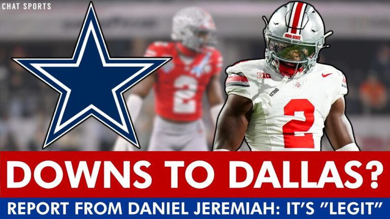 BOMBSHELL REPORT: Caleb Downs FALLING To Cowboys Is Legit Per Daniel Jeremiah Cowboys Rumors