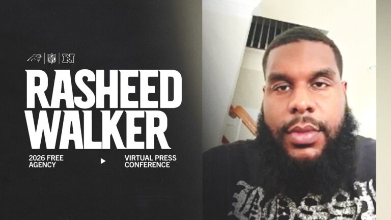 Rasheed Walker introductory press conference Carolina Panthers