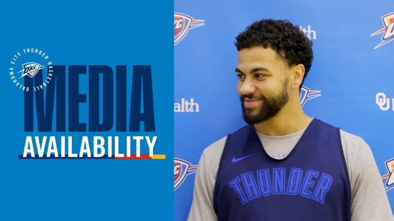 Shootaround Media with Ajay One on One with Isaiah Joe March 27, 2026 OKC Thunder
