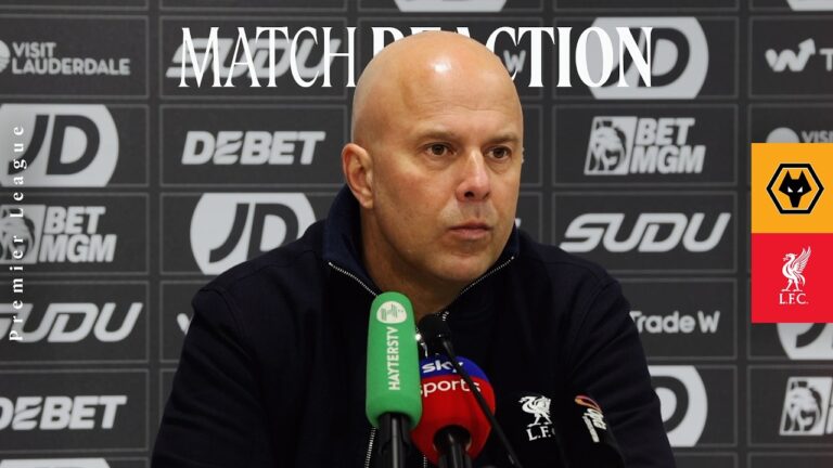 Arne Slot’s post-match press conference Wolves 2-1 Liverpool