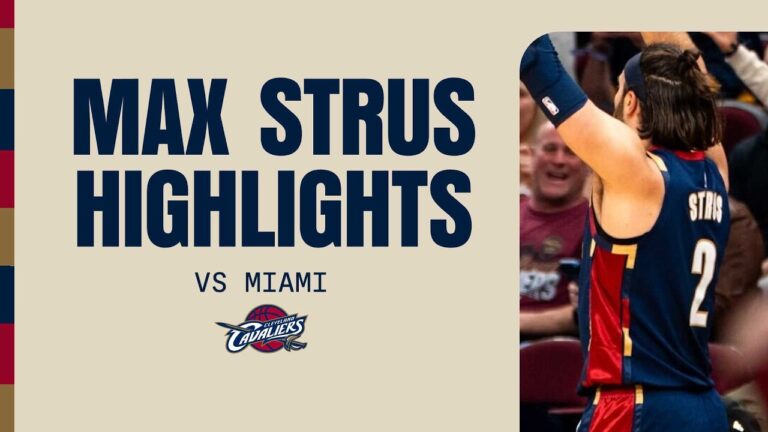 Cavs vs Heat Max Strus Highlights 03.27.2026