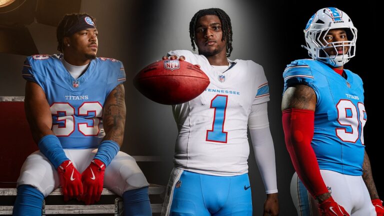 Cinematic Shots of the Titans New Uniforms A New Era in Tennessee