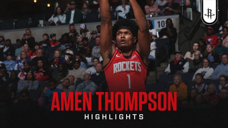 Amen Thompson (18 points) Highlights vs. Memphis Grizzlies