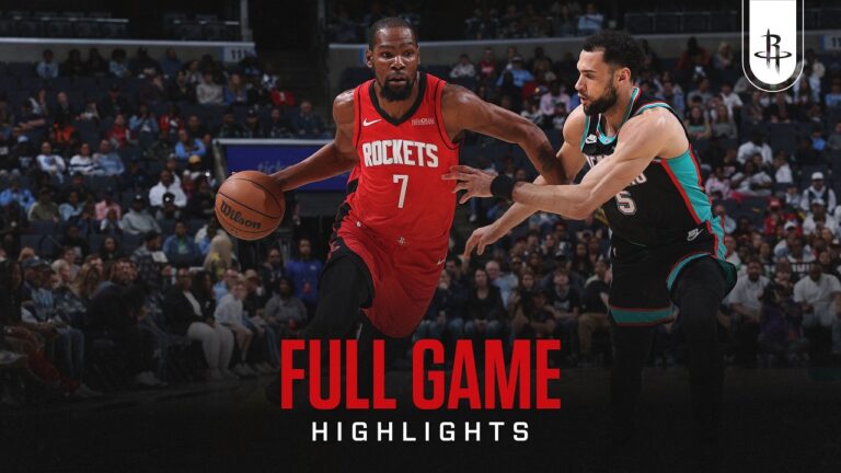 Houston Rockets Highlights vs. Memphis Grizzlies