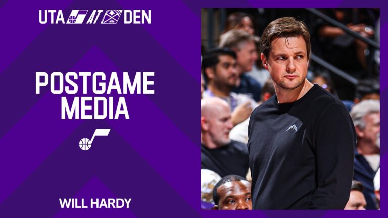 It’s an inspiring group to be around Will Hardy talks paint points, roster resiliency vs. Denver