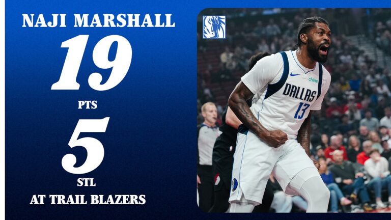 Naji Marshall (19 PTS 5 STL) at Portland Trail Blazers March 27, 2026