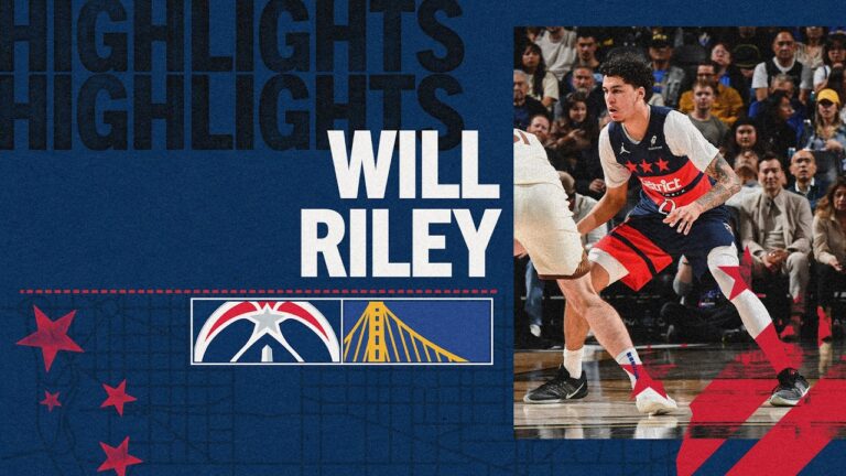 Highlights: Will Riley Scores 22 Points at Golden State Warriors 03.27.26