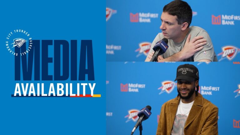 Coach Daigneault and Isaiah Joe on responding Postgame Media March 27, 2026
