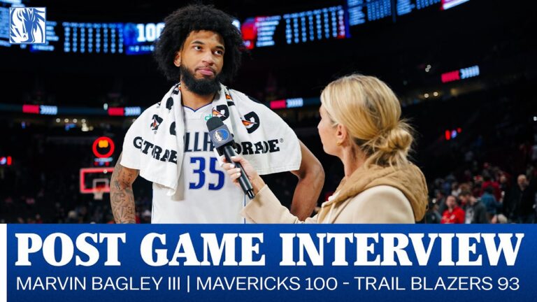 Marvin Bagley III Post Game Interview at Portland Trail Blazers March 27, 2026