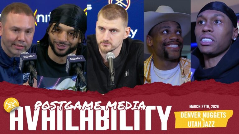 ALL Denver Nuggets Postgame Media vs. UTA