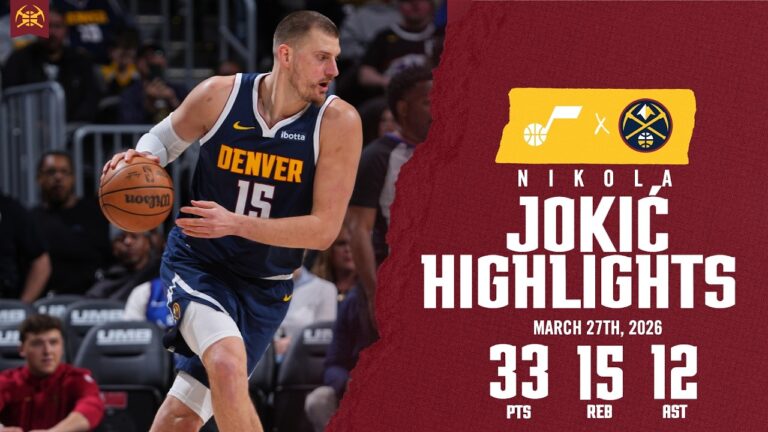 Nikola Jokić 31ST TRIPLE-DOUBLE Game Highlights vs. UTA