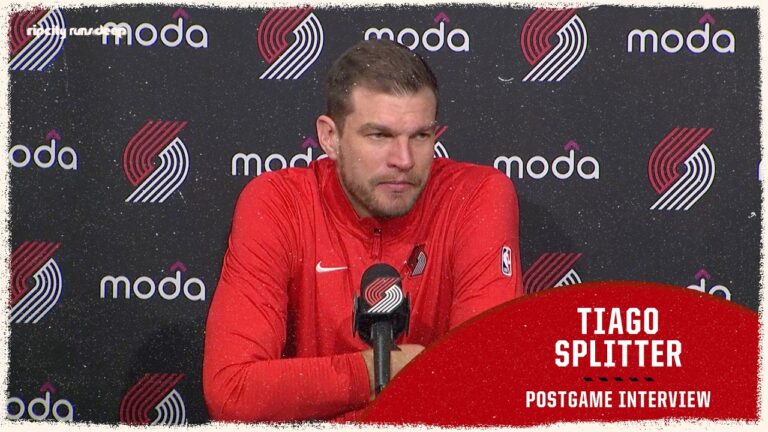 Tiago Splitter Postgame Media Availability Trail Blazers vs Mavericks March 27, 2026