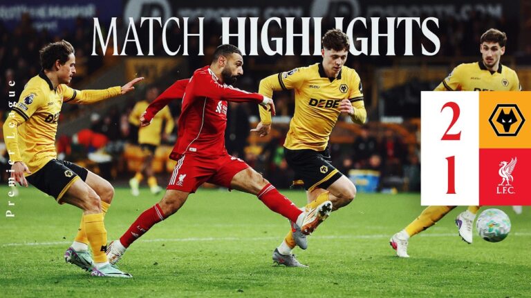 Highlights: Wolves 2-1 Liverpool Salah scores in late defeat