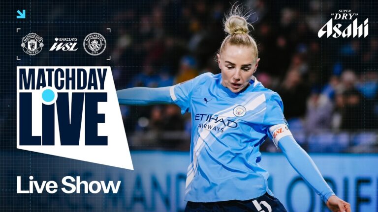 MATCHDAY LIVE! DERBY DAY IN MANCHESTER!!! Man United v Man City WSL